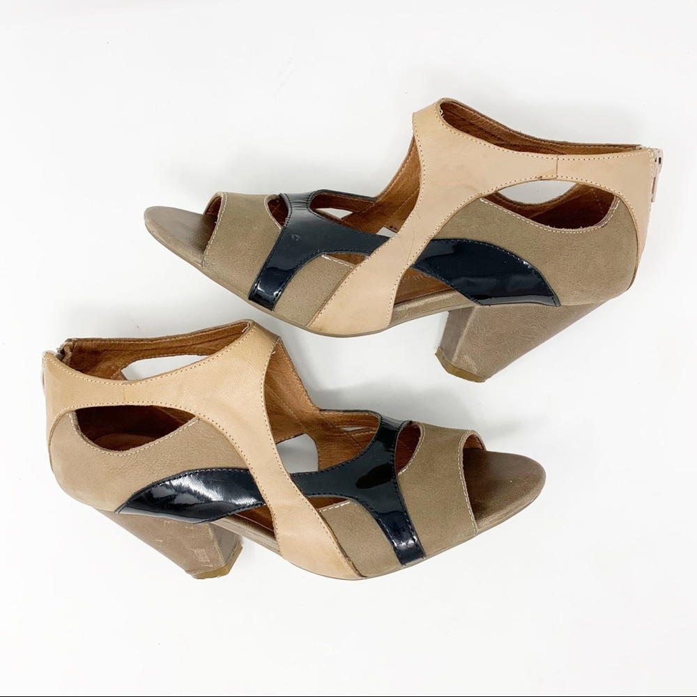 Jeffrey Campbell Multicolored Open Toe Heels